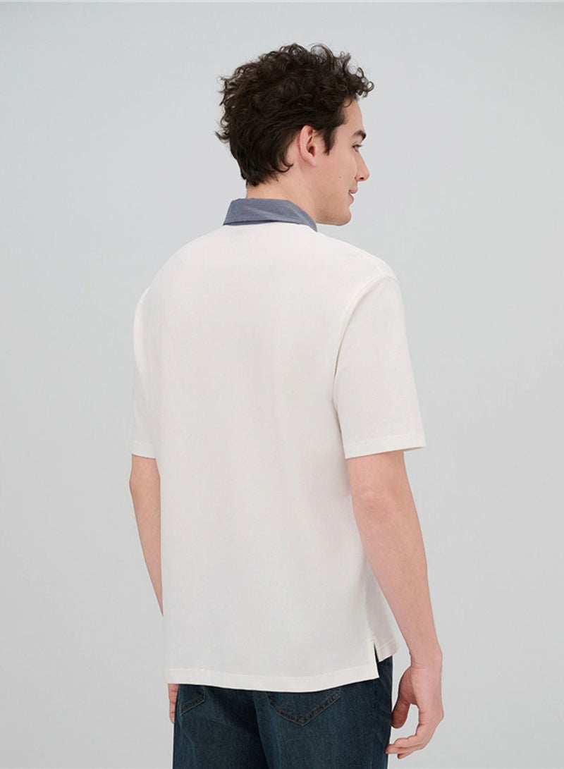 GIORDANO Men's Relax Fit Bold Polo with Embroidery - Image 4